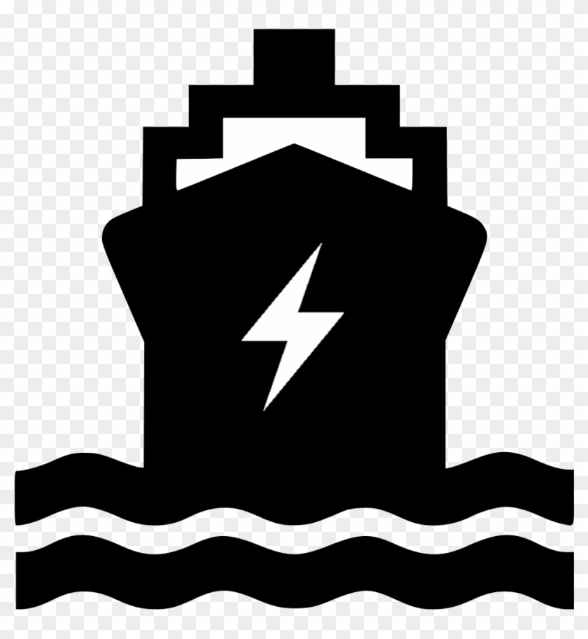 Electric Ship Icon - Port Clipart - Png Download #3821482