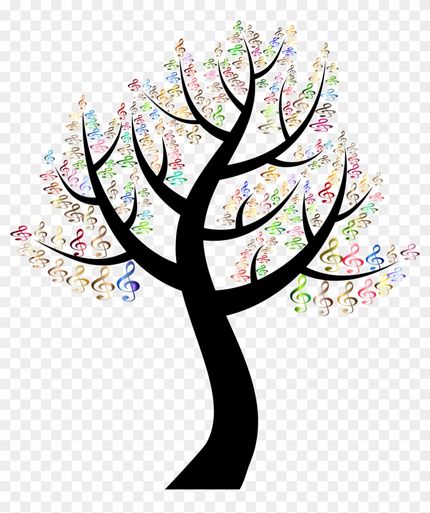 This Free Icons Png Design Of Prismatic Simple Clef - Colorful Trees With Transparent Background Clipart