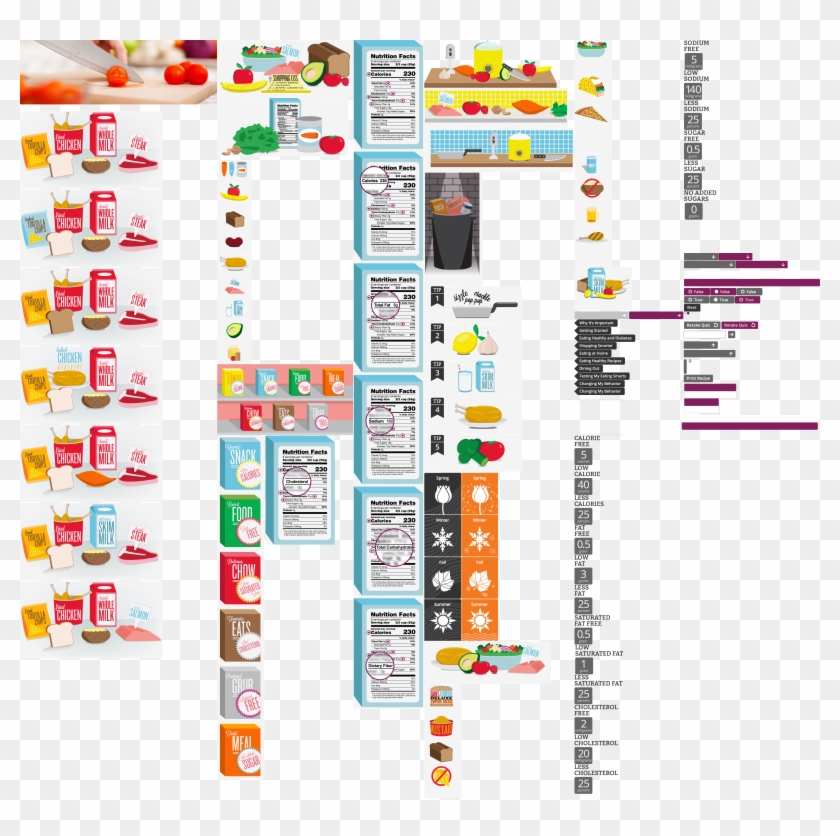 Fat Free Food - Graphics Clipart #3821590