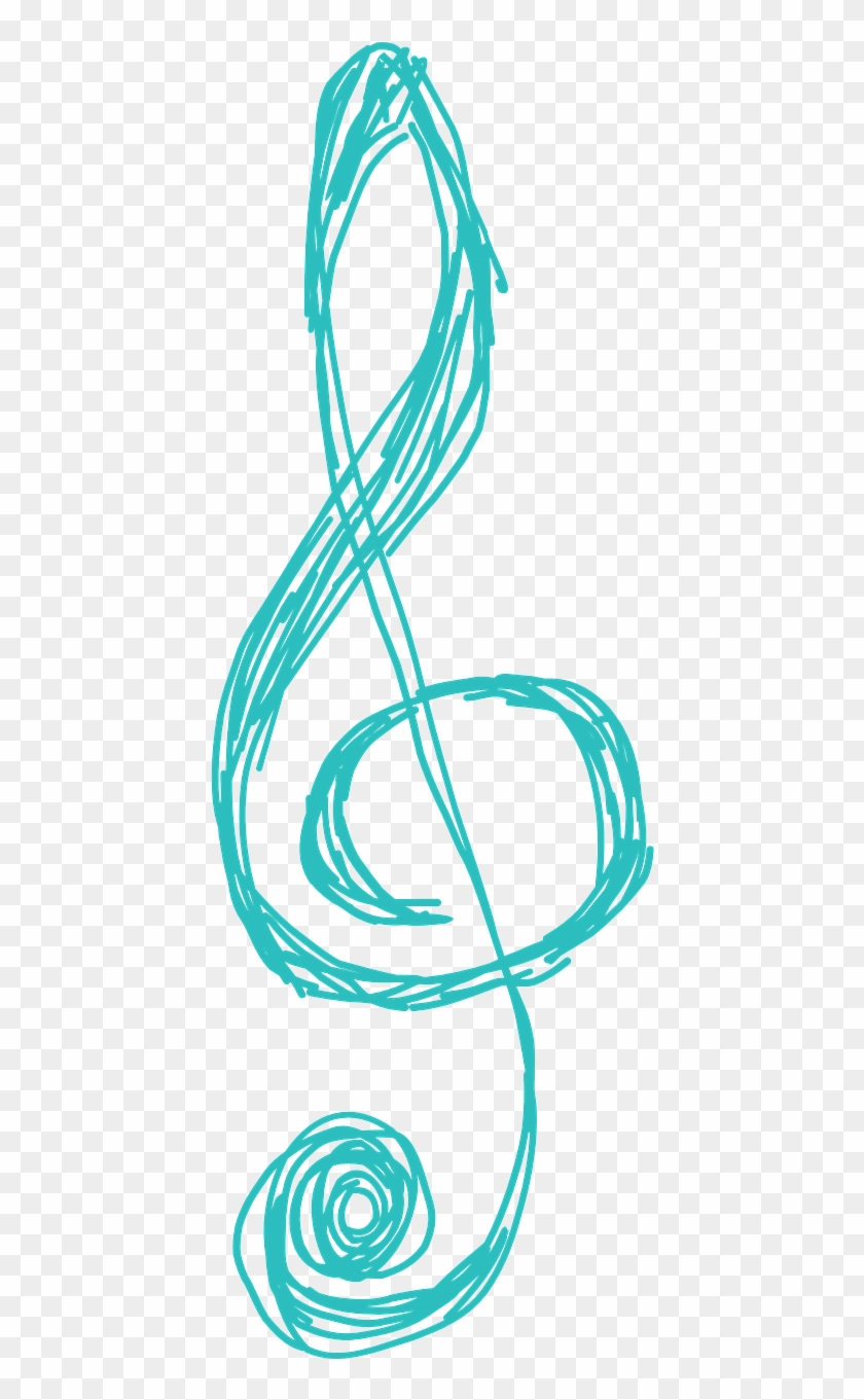 Music Clef Abstract Png Image - Music Notes White Background Clipart Transparent Png