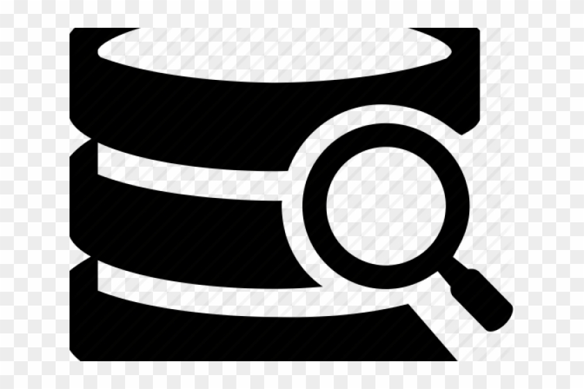 Search Icon Black And White - Circle Clipart #3821889