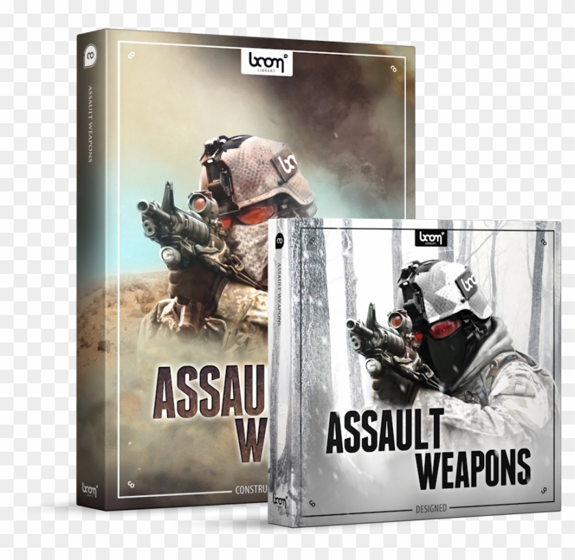 Assault Weapons Sound Effects Library Product Box - Boom Library Assault Weapons Bundle Clipart