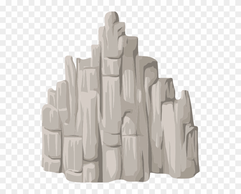 How To Set Use Alpine Landscape Cliffside Icon Png - Draw Mountain Rock Clipart