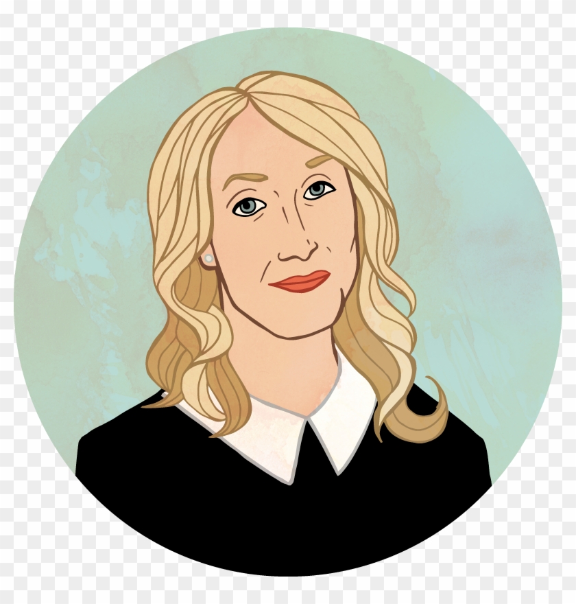 J - K - Rowling - Blond Clipart #3822530