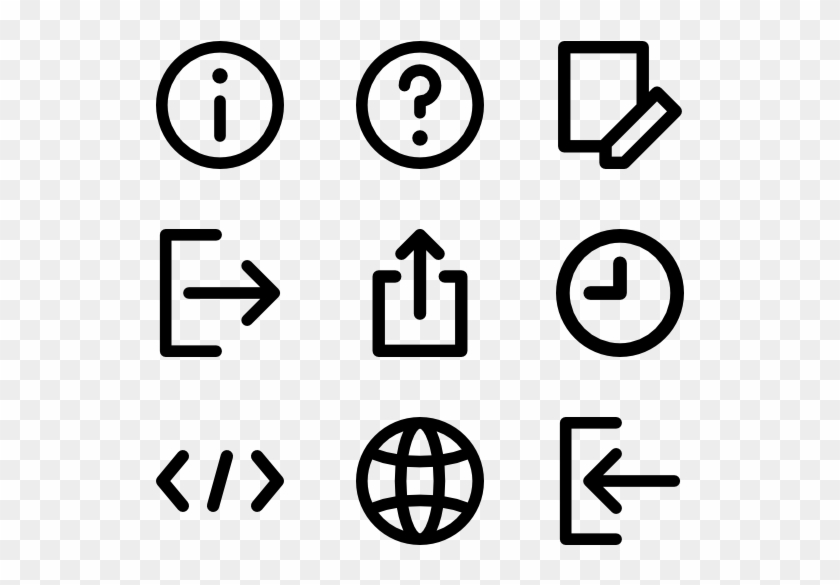 Web Interface Icons - Transparent Background Social Media Icon Vector Png Clipart