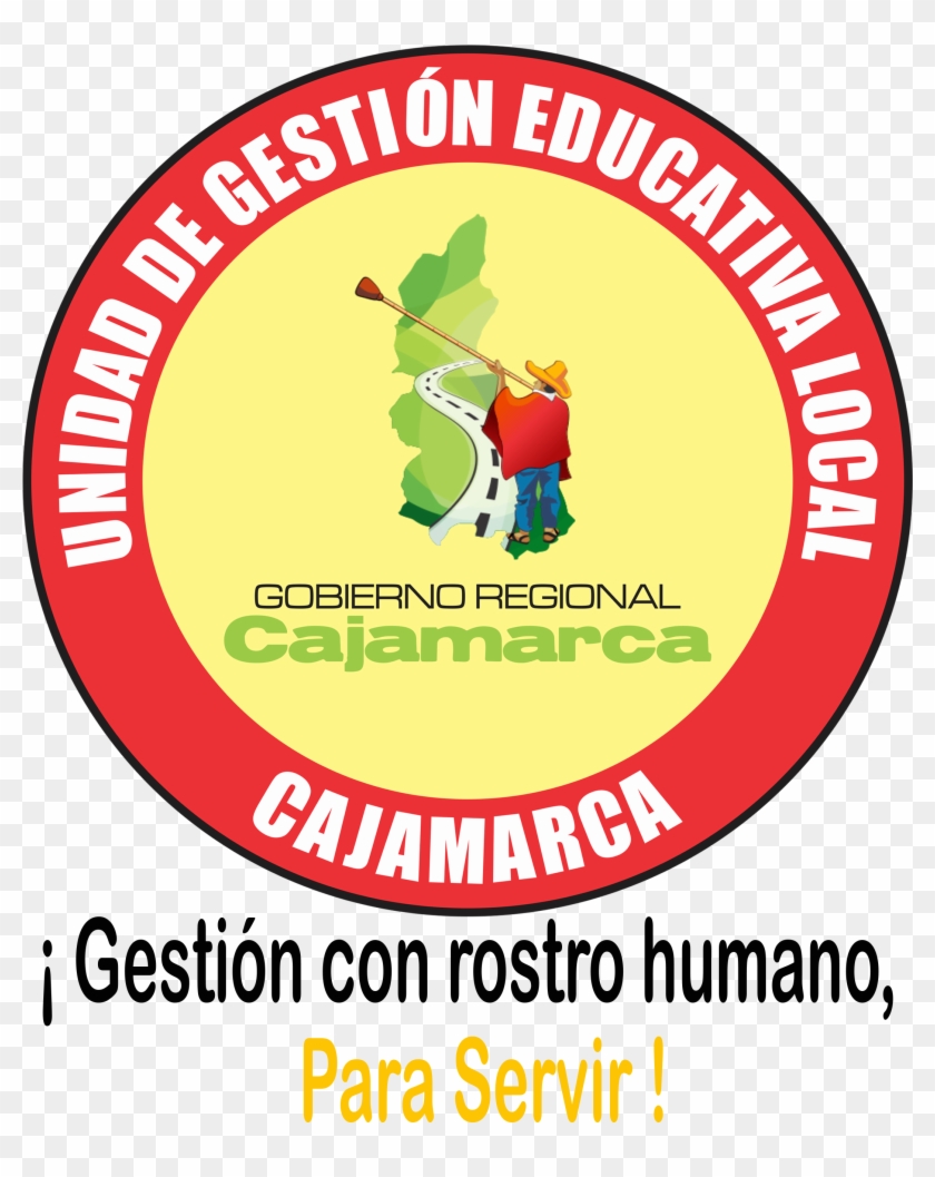 Logo Ugel Frase Azul - Emblem Clipart