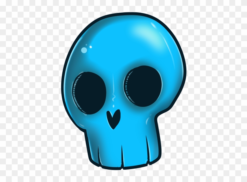 Richard Manga Art - Skull Clipart