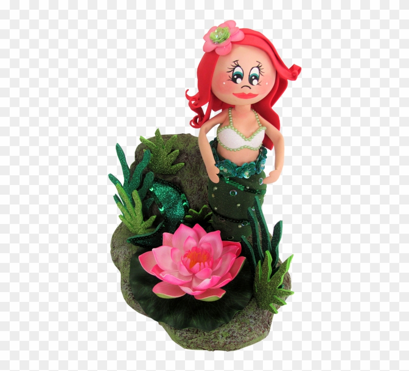 Centro De Mesa Sirenita Ariel - Figurine Clipart