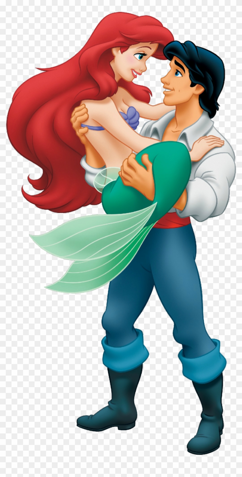Little Mermaid And Prince Eric Clipart