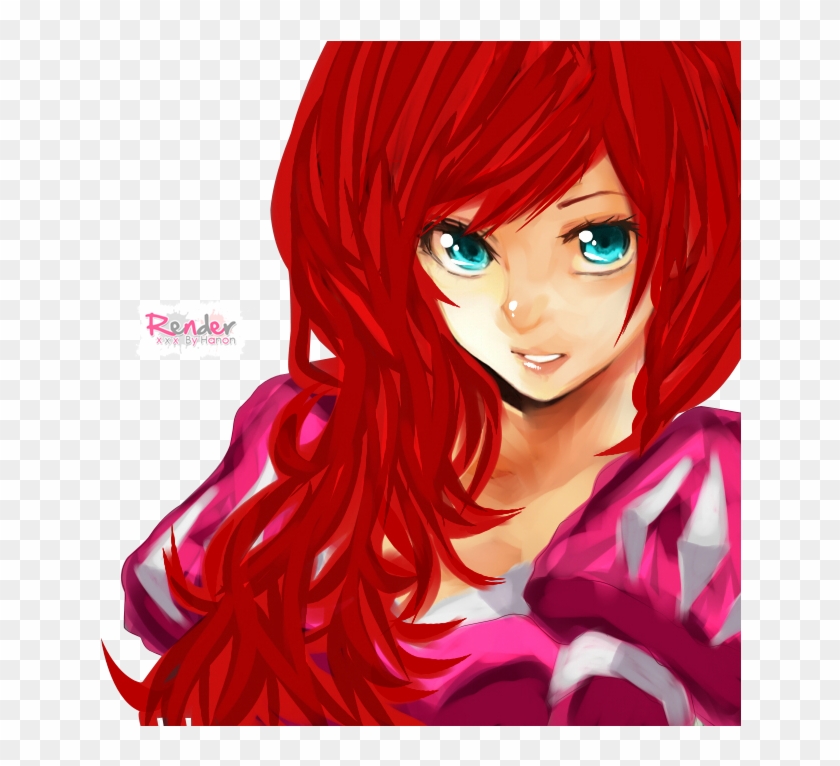 La Sirenita - Red Hair Clipart #3823718