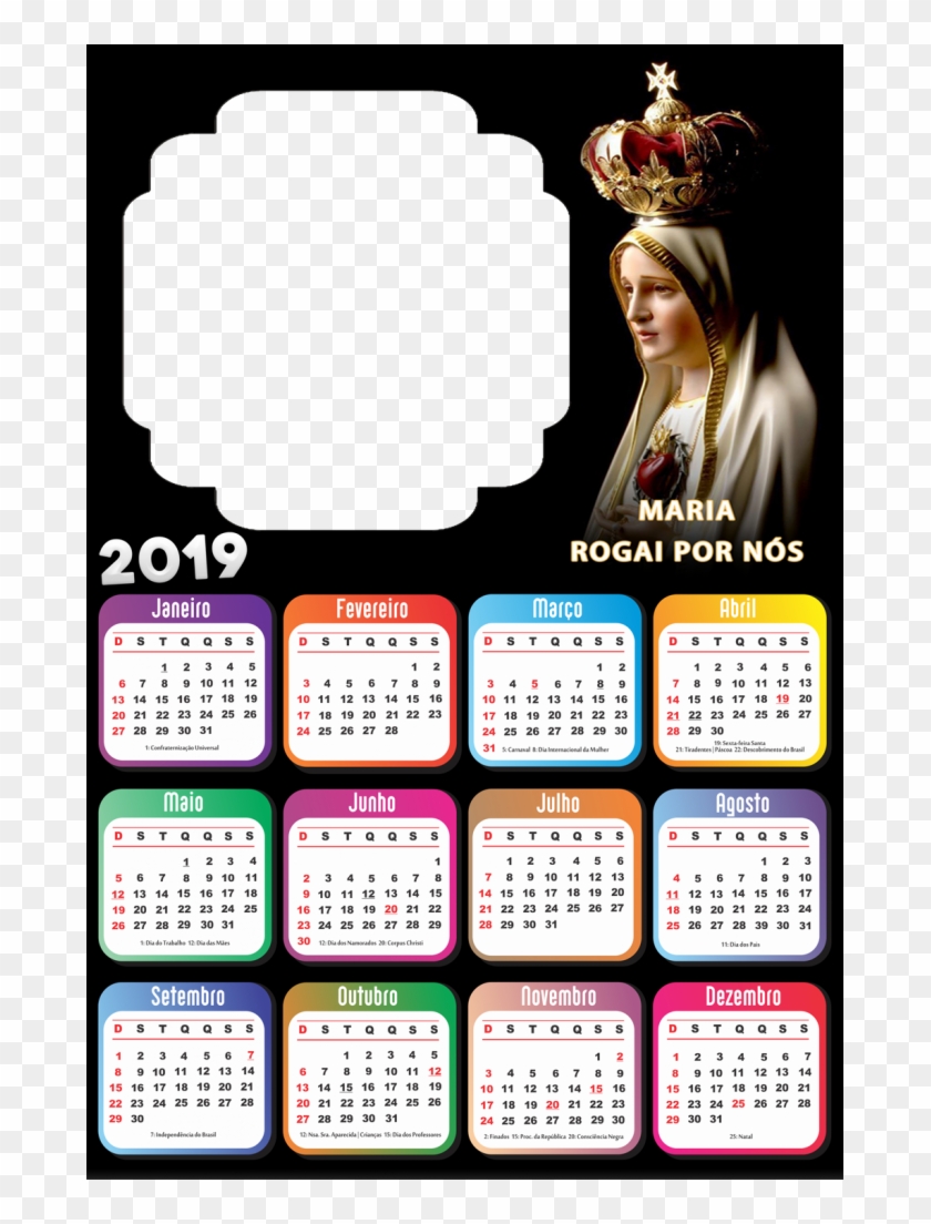 Calendario 2019 Para Por Foto - Calendario Pequeno Principe 2019 Clipart #3823719