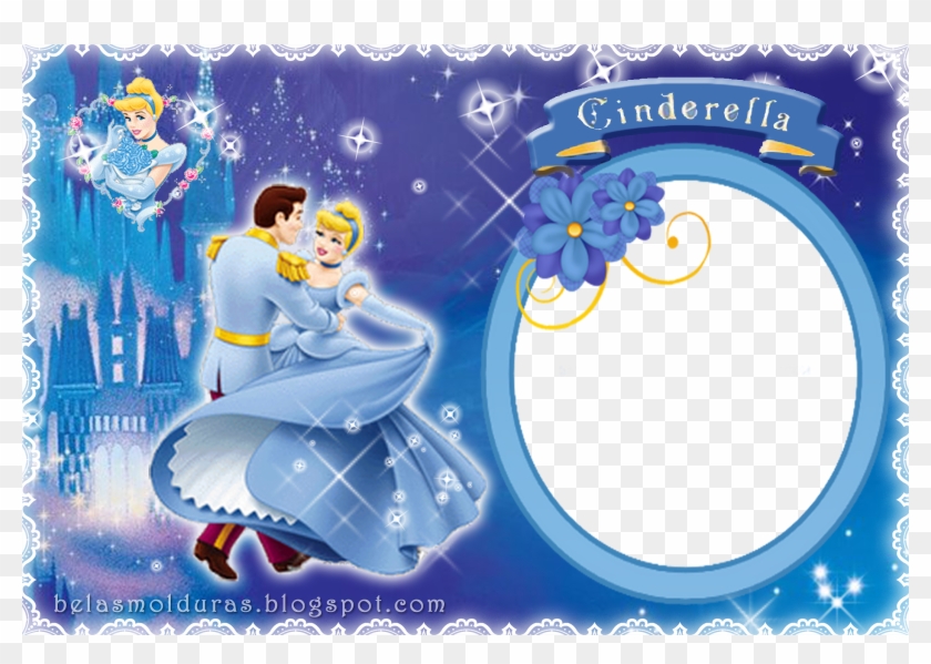 Molduras Da Cinderela - Moldura Para Fotos Cinderela Clipart