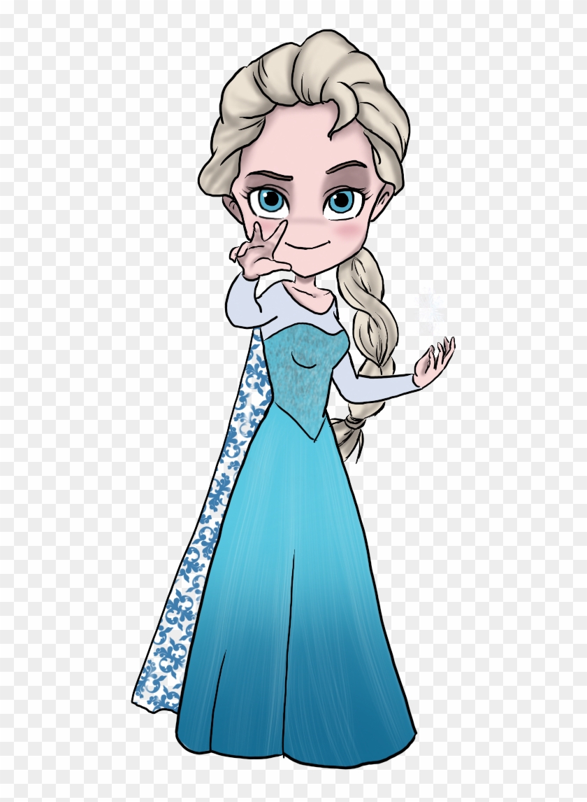 Frozen - Elsa - Cartoon Clipart #3823838