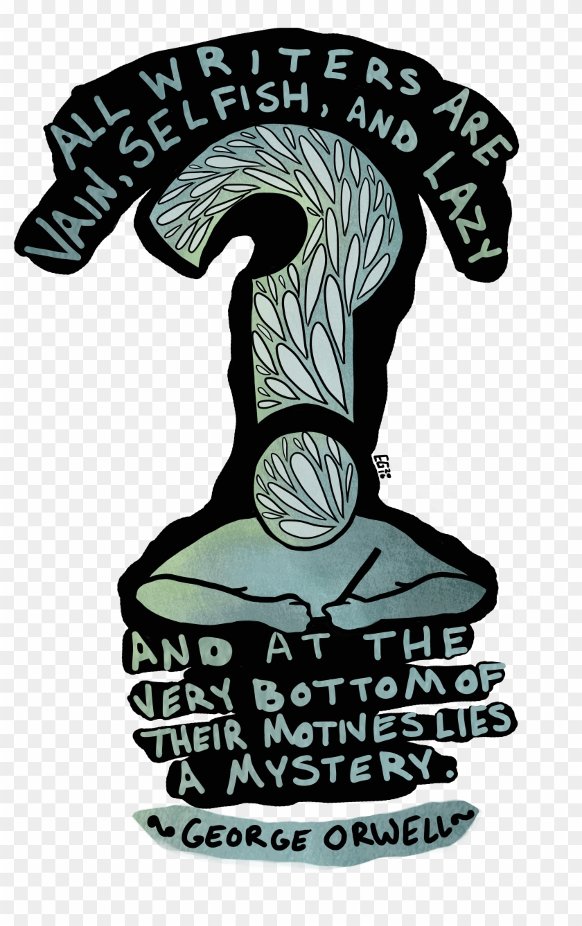 If Writing Is Selfish, Then I Am Scrooge - Illustration Clipart #3823867