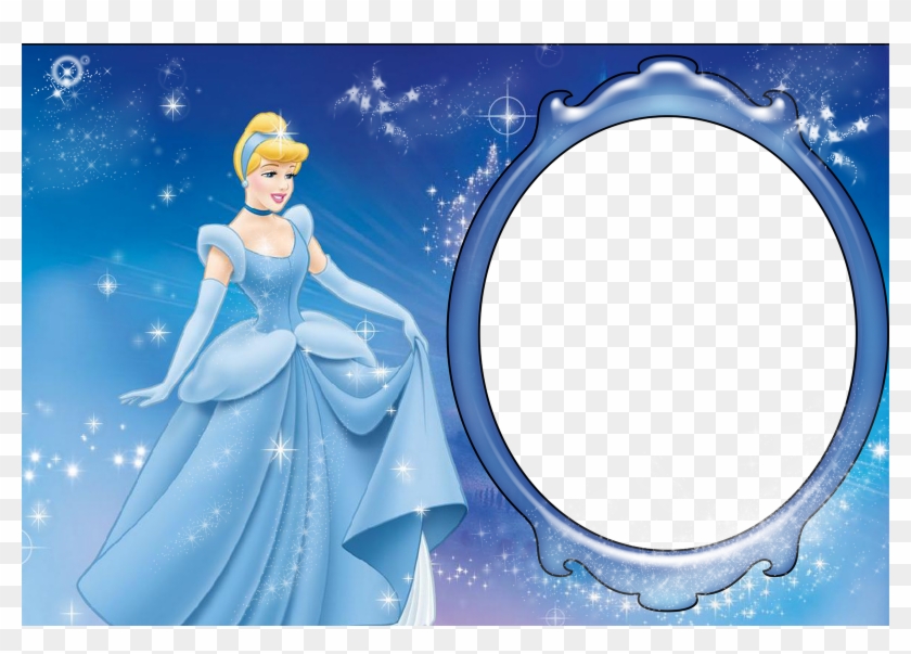 Moldura Para Foto Cinderela - Moldura De Foto Da Cinderela Clipart