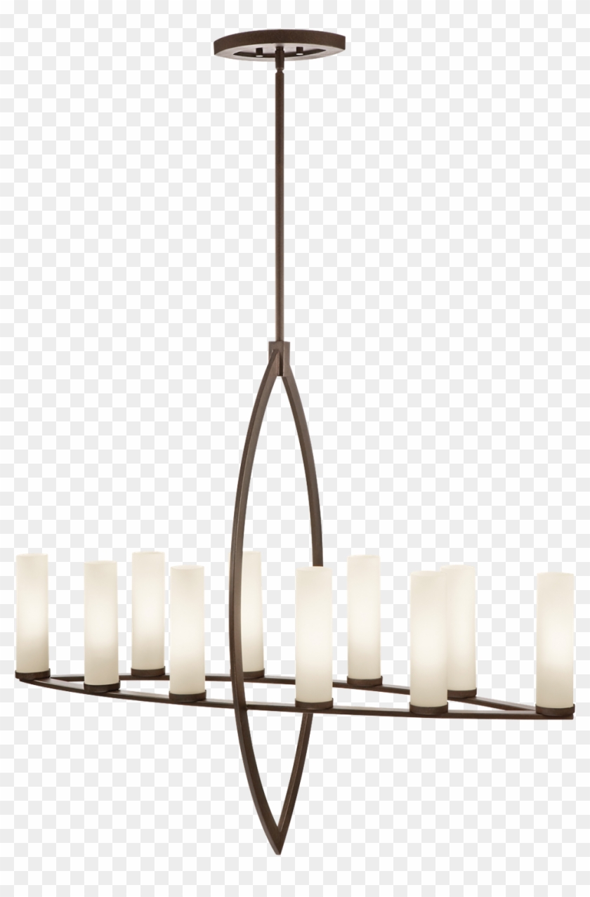 Linear Chandelier Rectangular Dining Room Lighting - Dining Room Light Png Clipart