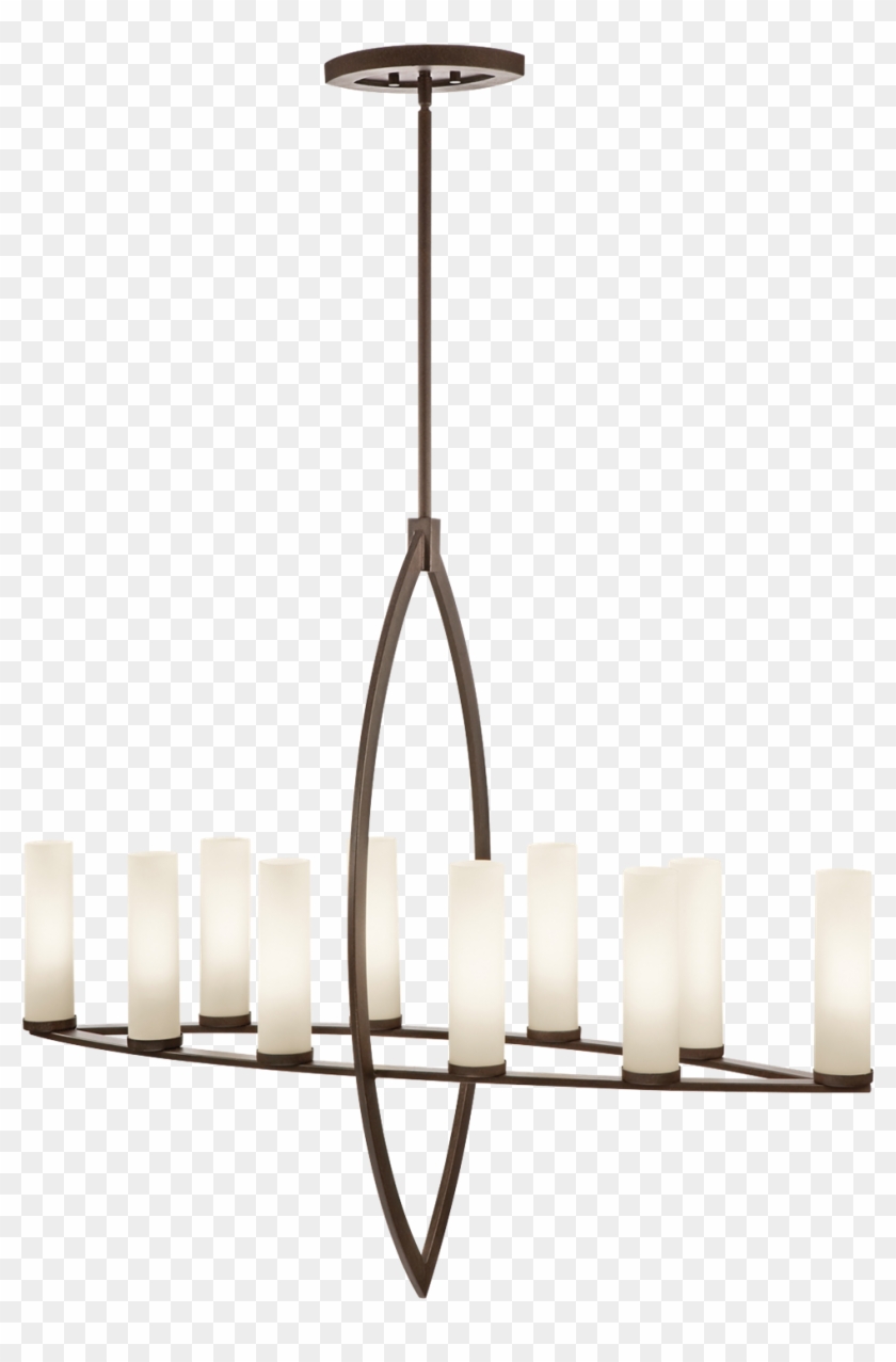 Linear Chandelier Rectangular Dining Room Lighting - Dining Room Light Png Clipart #3824319