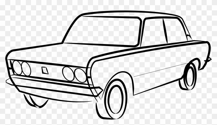 This Free Icons Png Design Of Polski Fiat 125 - Dibujo De Fiat 125 Clipart