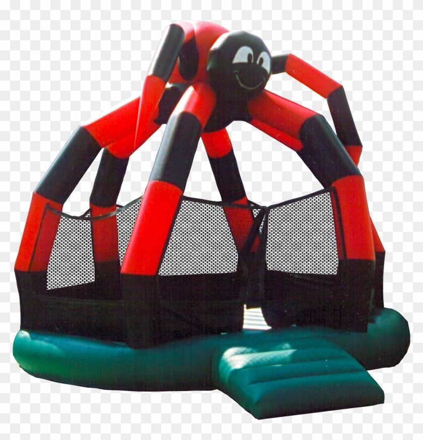 Will Hold Up To 18 Kids At One Time - Spider Bounce House Clipart
