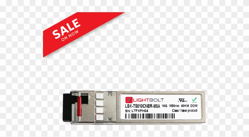 Lightbolt Sfp 10gb/s Er 1550nm 40km Smf Compatible - Lightbolt Sfp+ 10g 860nm 300m Clipart #3824829
