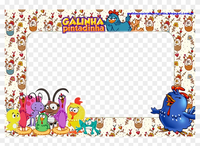 Moldura Para Fotos Galinha Pintadinha 02 Molduras Para - Galinha Pintadinha Clipart