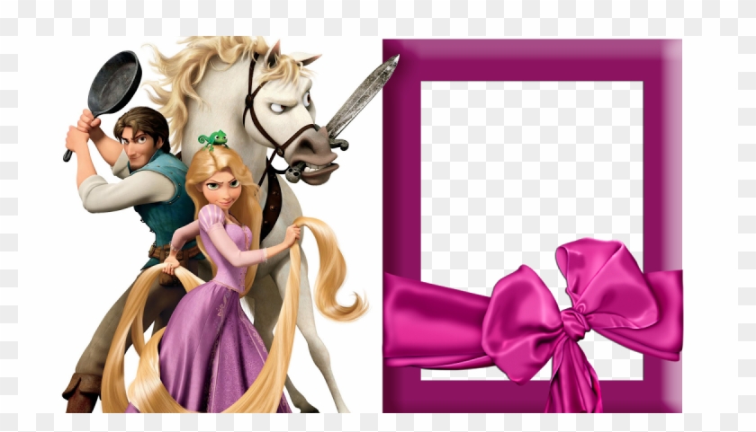 Snap Molduras Png Personagens M P Princesas Photos - Rapunzel Flynn Rider Tangled Clipart #3825030