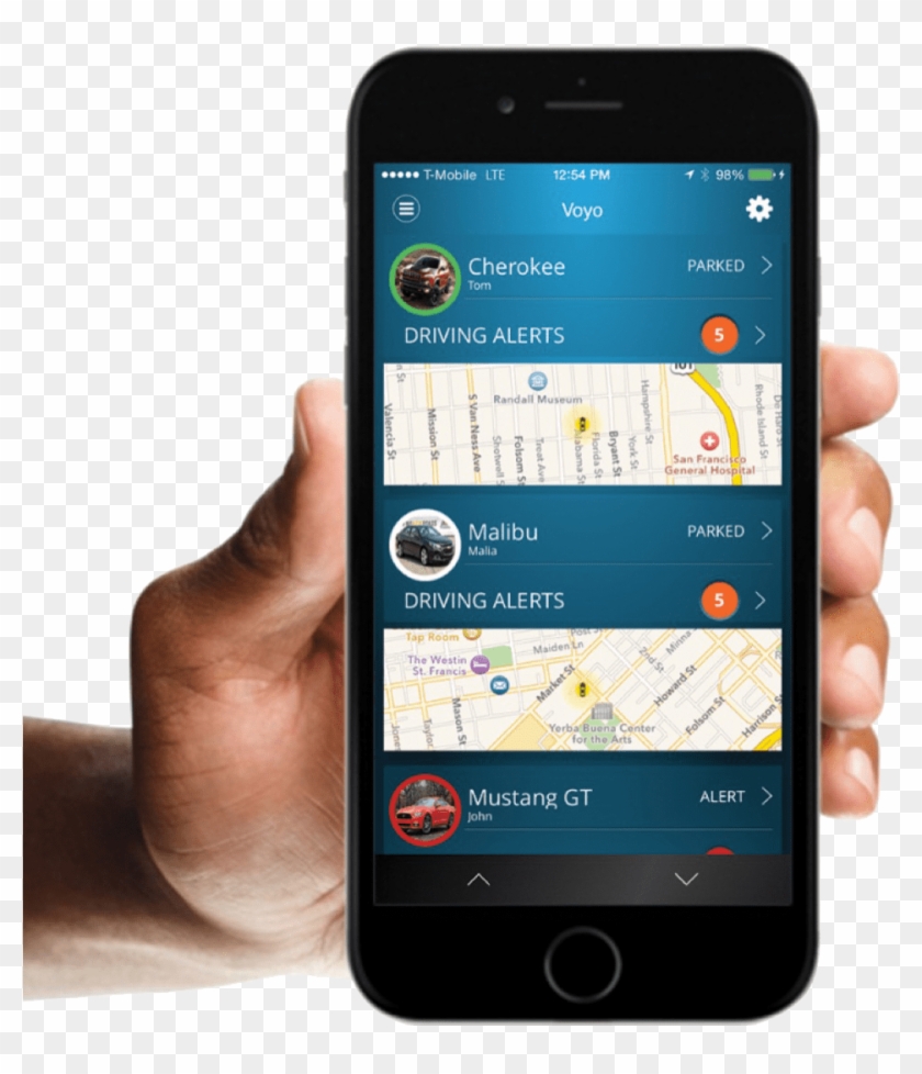 Bring New Features To Your Car With The Voyo Mobility - Smartphone Clipart
