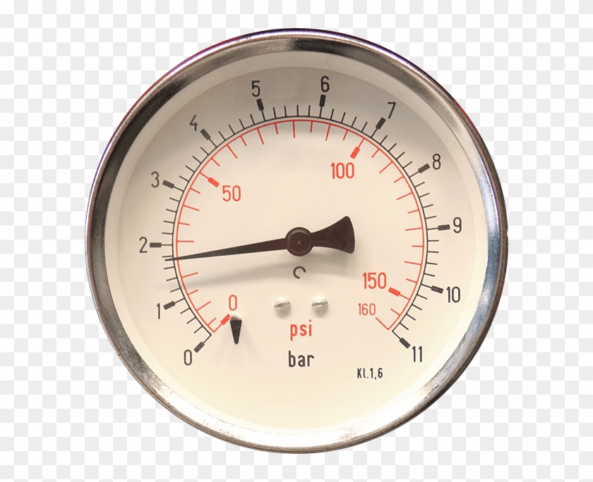A Close-up Of A Pressure Gauge - 100 Kpa To Psi Clipart