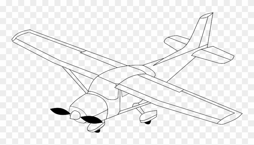 Clipart - Airplane - Monoplane - Png Download #3825796