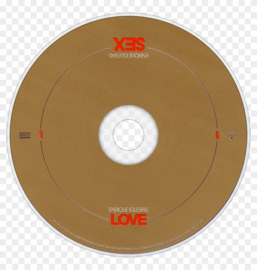 Enrique Iglesias Sex And Love Cd Disc Image - Espérance Sportive De Tunis Clipart #3826244