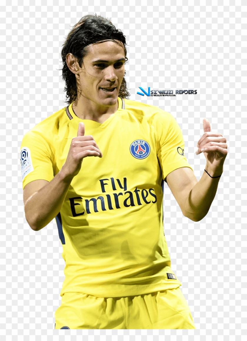 Edinson Cavani Psg Png Yellow By Szwejzi - Arsenal Clipart