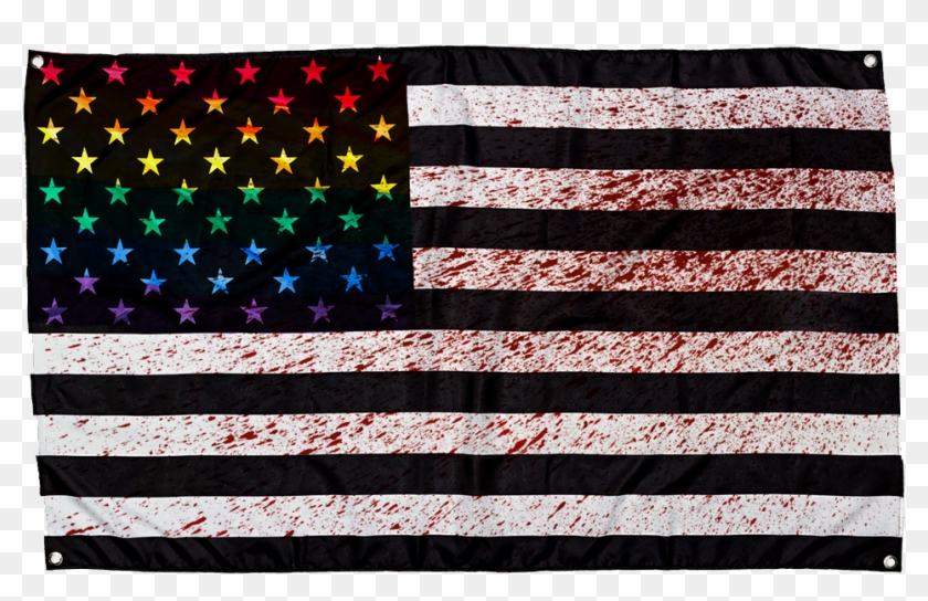 Digital Feelings And The Last Say - Distressed Thin Red Line Flag Clipart