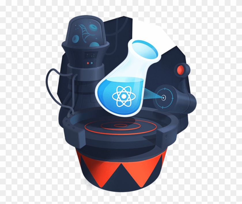 Illustration For Test React Components With Enzyme - Cartoon Clipart