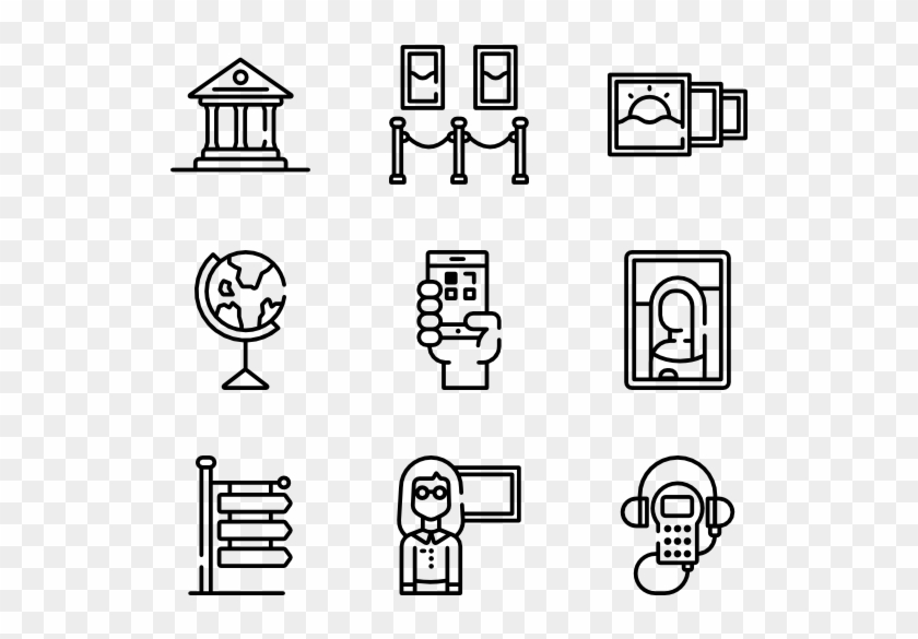 Museum - Manufacturing Icons Clipart