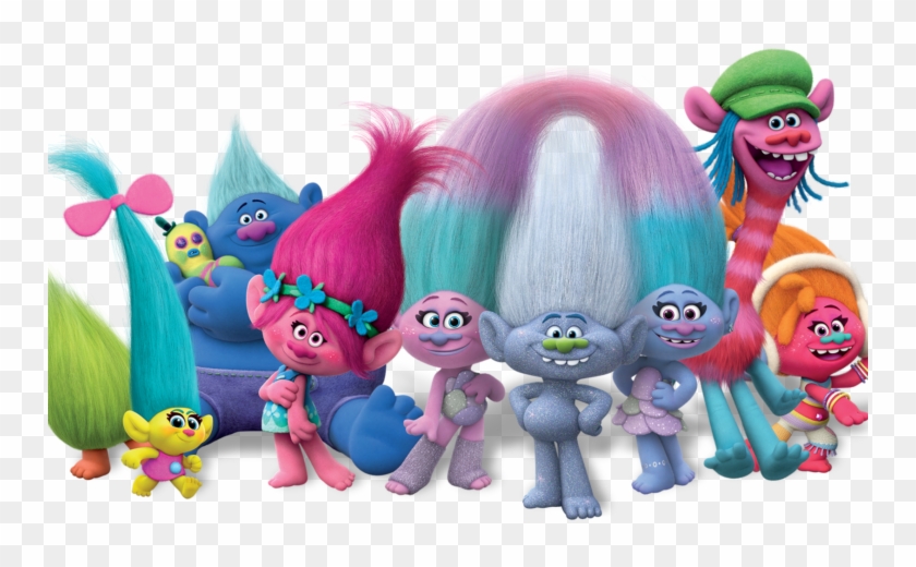 The Movie Blog - Trolls Poppy And Friends Clipart #3830760