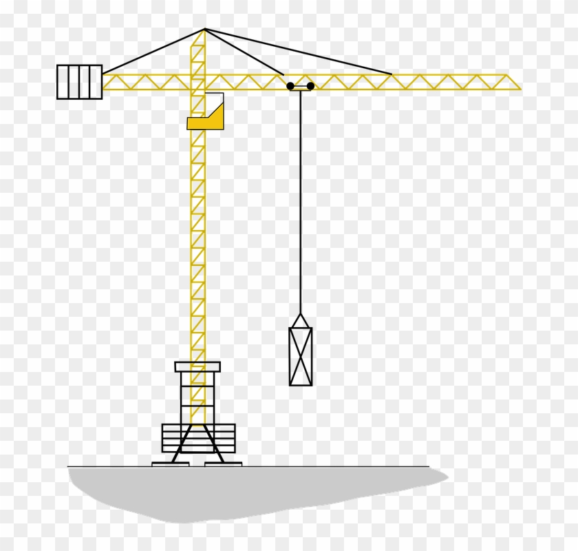 Grúa, Alta, Construcción, Ascensor, Extracción, Marco - Crane Clip Art - Png Download