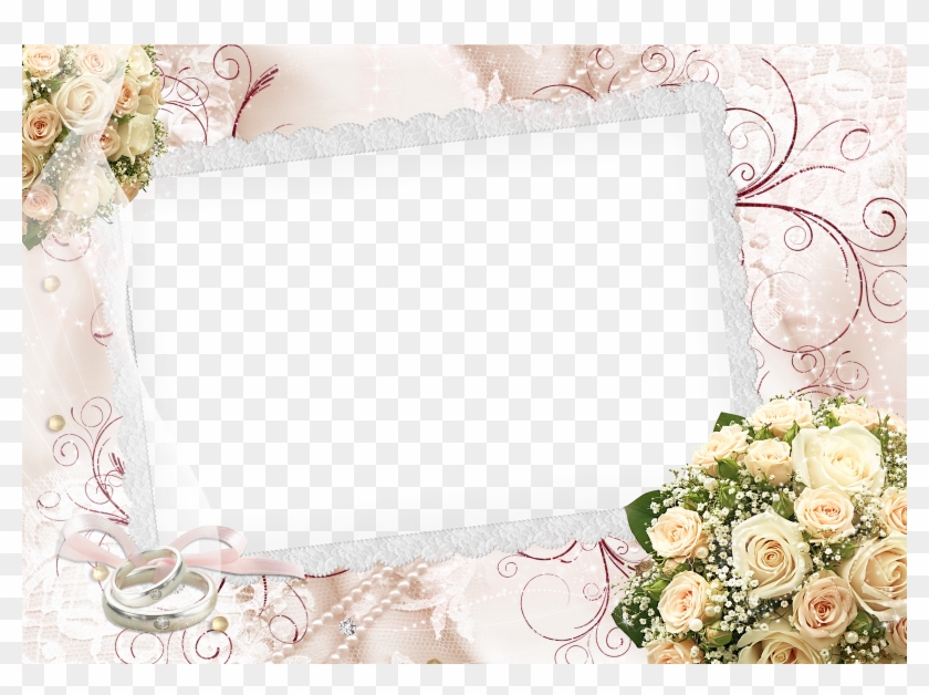 Wallpapers Molduras Para Convite De Casamento Gratis - Bouquet Clipart #3831101