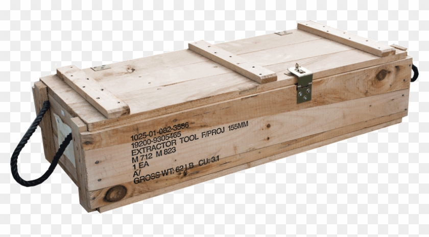 Box, Wooden - “ - Caixa De Madeira Militar Clipart #3831112