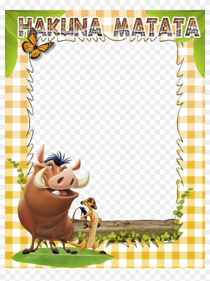Pumba, Photomontage, Computer File, Filing Cabinets - Marcos Para Fotos De Timon Y Pumba Clipart