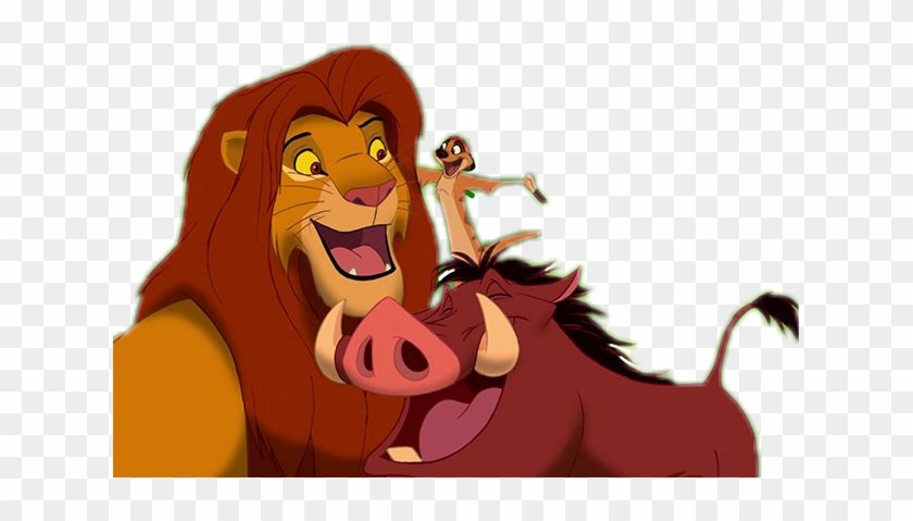 #simba #timon #pumba #thelionking - Simba Timon E Pumbaa Png Clipart