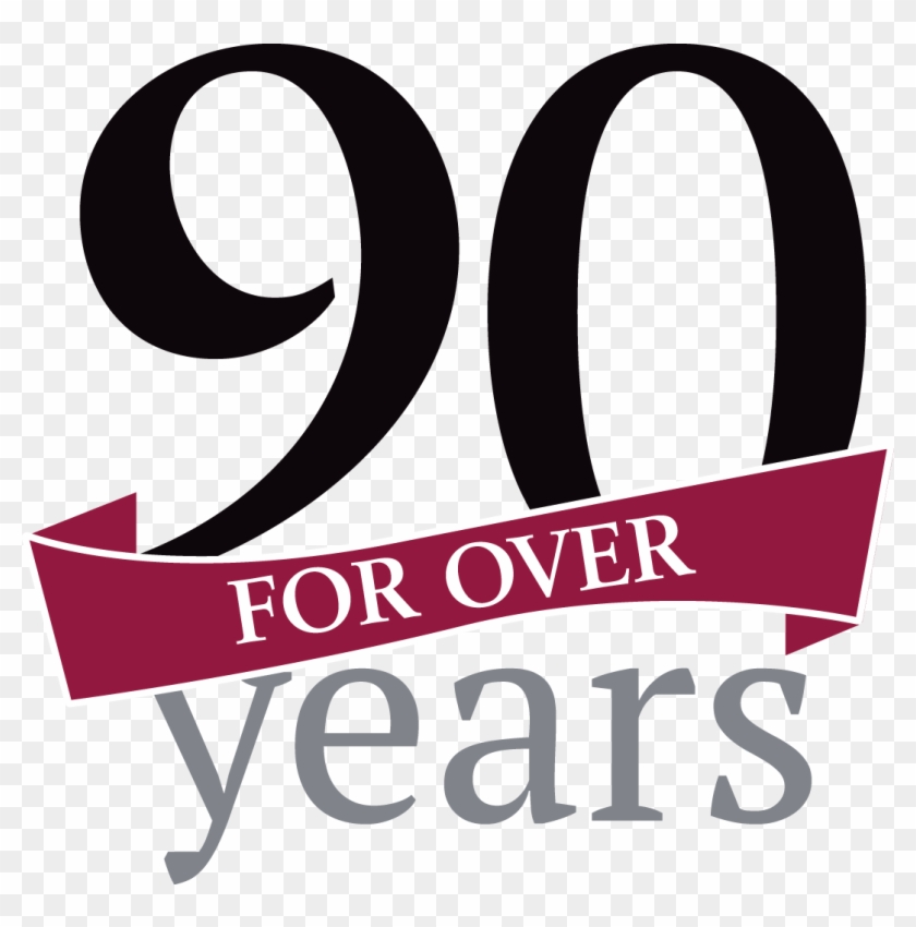 For Over 90 Years Logo Clipart