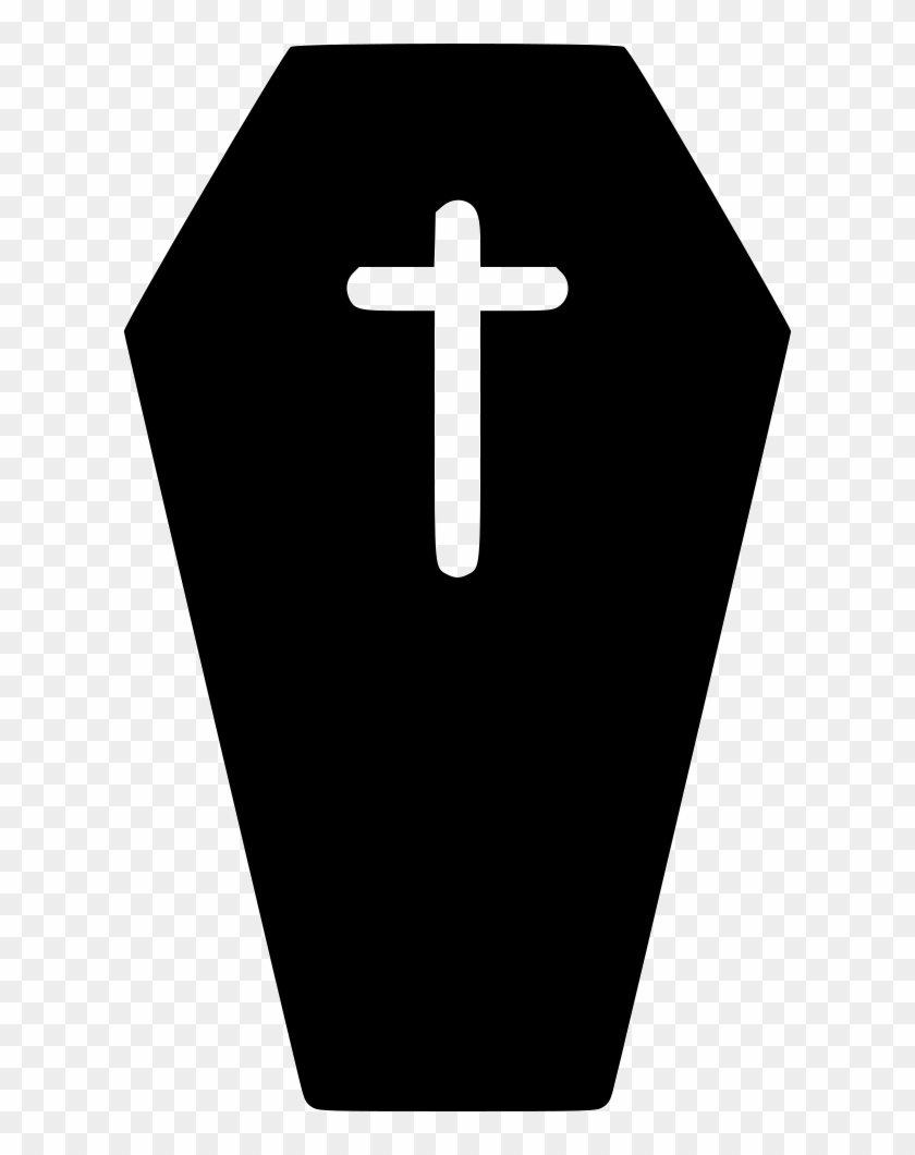 Coffin Svg Png Icon Free Download - Cross Clipart