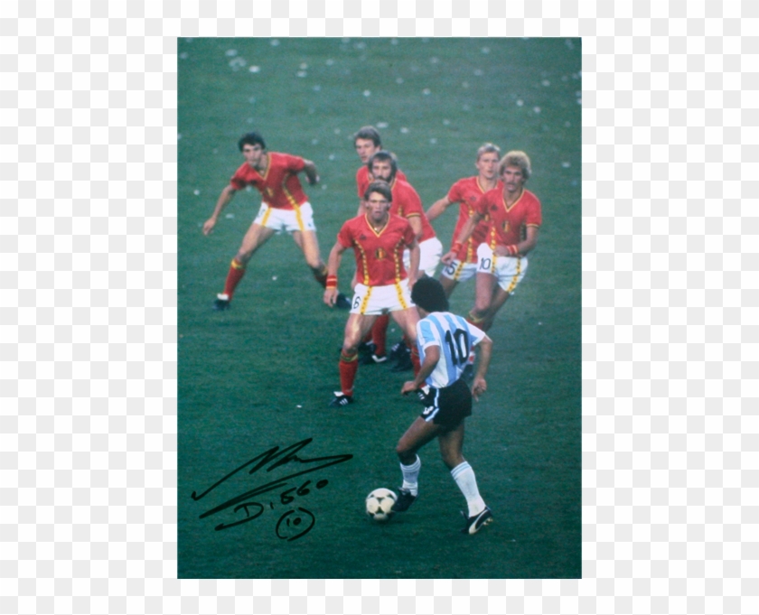 Icons Signed Print - Steve Powell Maradona Clipart