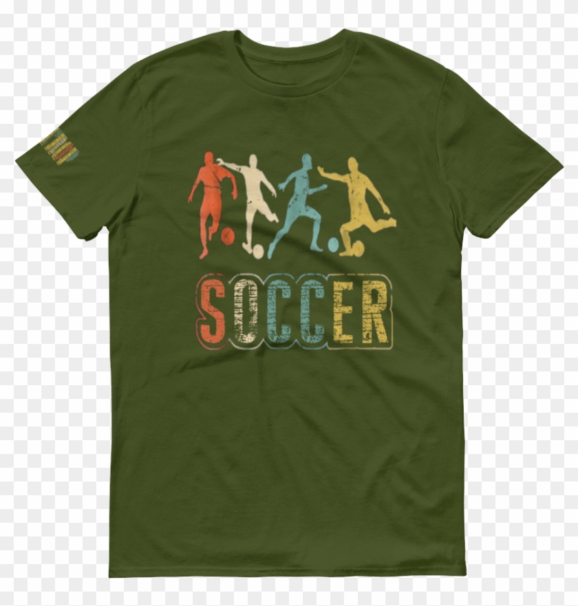 “vintage Soccer” “bastrop” Printed On Right Arm Unisex - Active Shirt Clipart