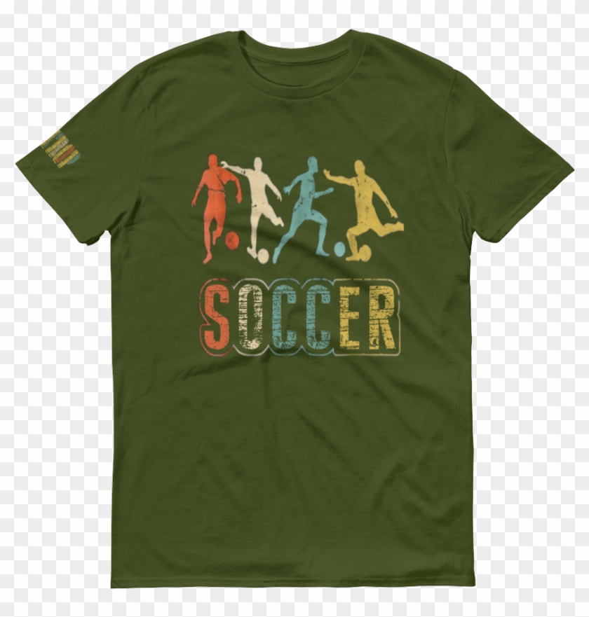 “vintage Soccer” “bastrop” Printed On Right Arm Unisex - Active Shirt Clipart #3832150