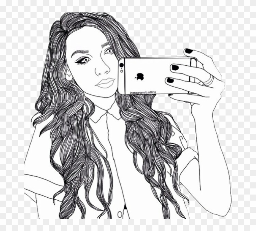 #chicas Tumblr - Girl Coloring Pages Of People Clipart