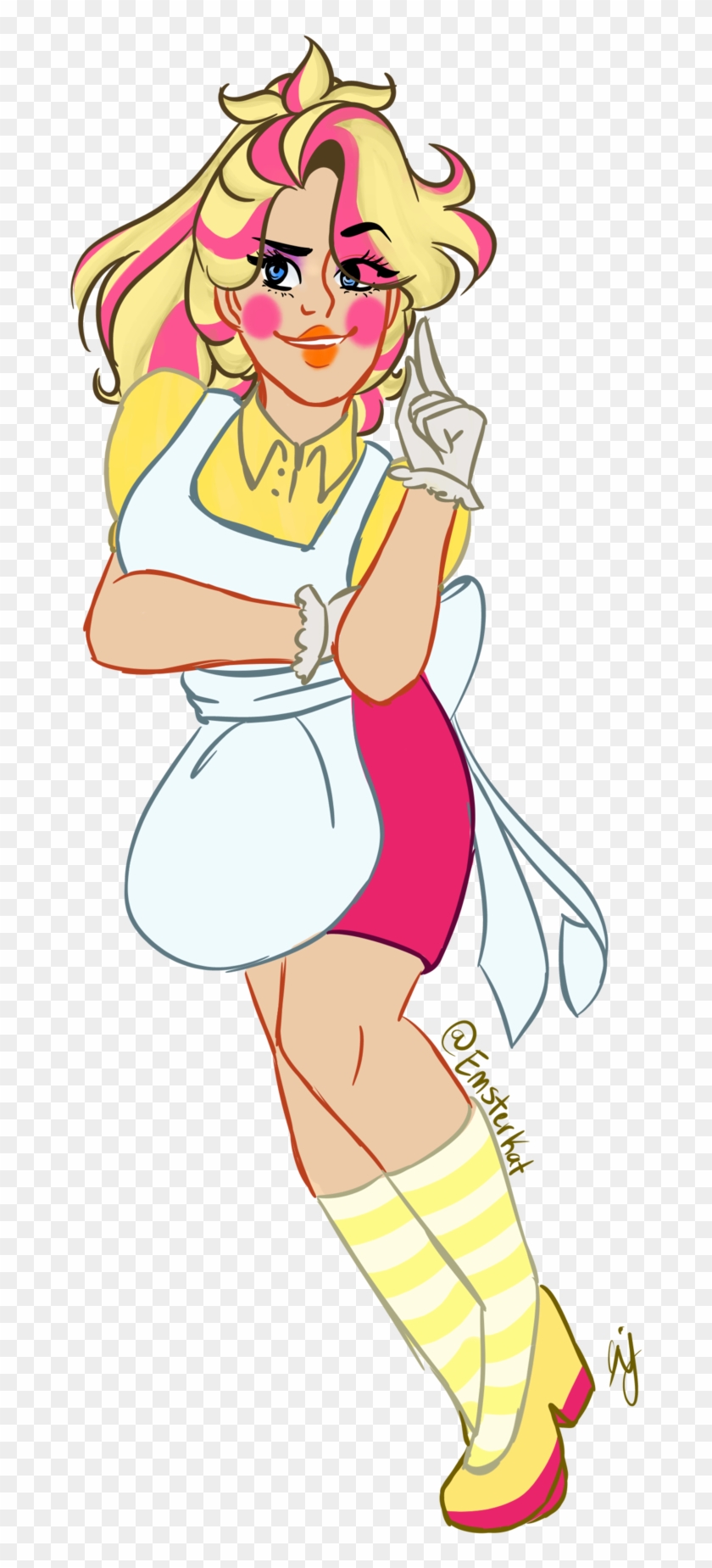 But Have A Toy Chica - Cartoon Clipart