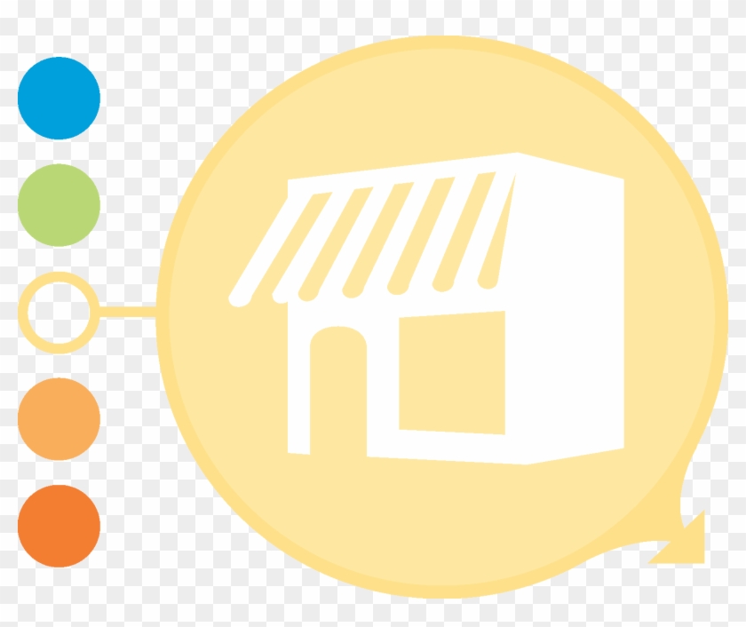 Small Business Icon - Circle Clipart