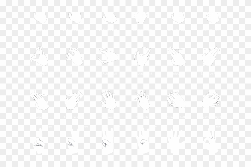 Phone Icons Gesture - Tactile Icone Clipart #3832951