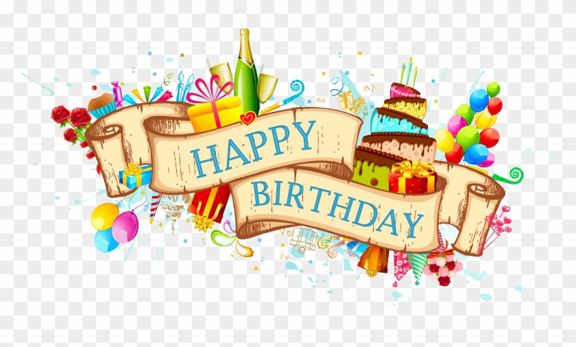 Birthday Cake Greeting Card Clip Art Beautiful Ⓒ - Birthday Background Free Download - Png Download